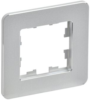 Рамка 1-я Металл Алюминий Brite