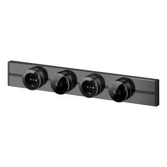 Шина скрытой установки трековой системы 150 см Антрацит MultiTrack Systeme Electric