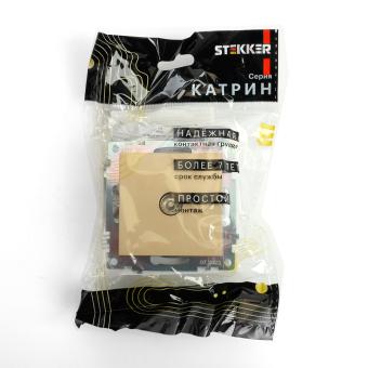 Розетка TV антенна С/У Золото Катрин