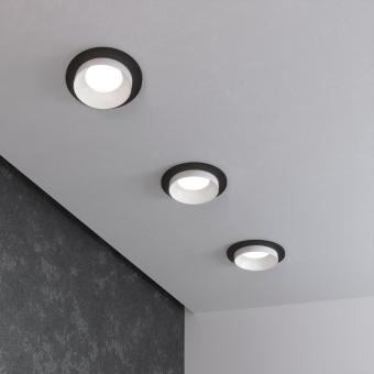 Встраиваемый светильник Solar 114 MR16 белый/черный Elektrostandard