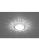 Светильник встраиваемый с белой LED подсветкой Feron CD4023 потолочный GX53 без лампы прозрачный