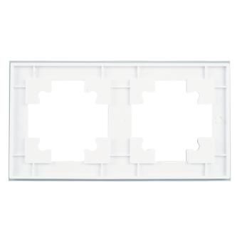 Рамка 2-я стекло Белый Катрин