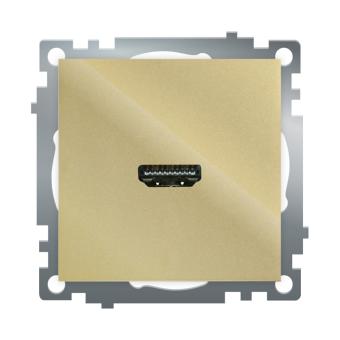 Розетка HDMI Золото Катрин