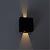 Фасадный светильник A1445AL-1BK Arte Lamp