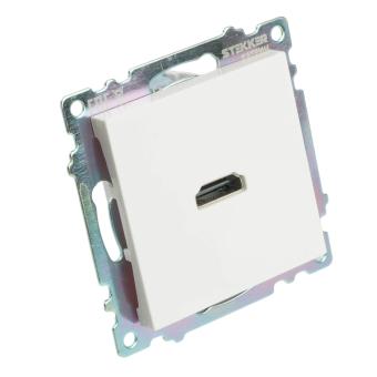 Розетка HDMI Белый Катрин