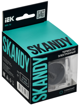 Термостат для теплого пола с электронным индикатором Титан Skandy