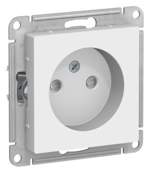 Розетка 1-м 16А С/У со шторками Лотос AtlasDesign