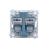 Розетка RJ45+RJ45 кат.6Е DA Donel Розетка RJ45+RJ45 кат.6Е DA Donel