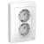 Розетка 2-м 16А С/У З/К Белый Blanca Розетка 2-м 16А С/У З/К Белый Blanca