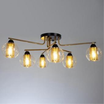 Потолочная люстра Manchester A7045PL-6BK Arte Lamp